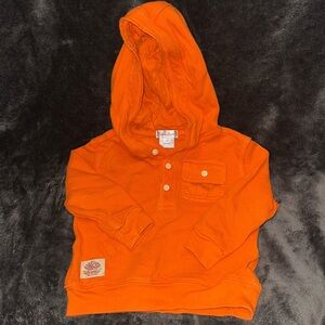 Polo Ralph Lauren baby boy 12M thermal hoodie with pocket detail on front